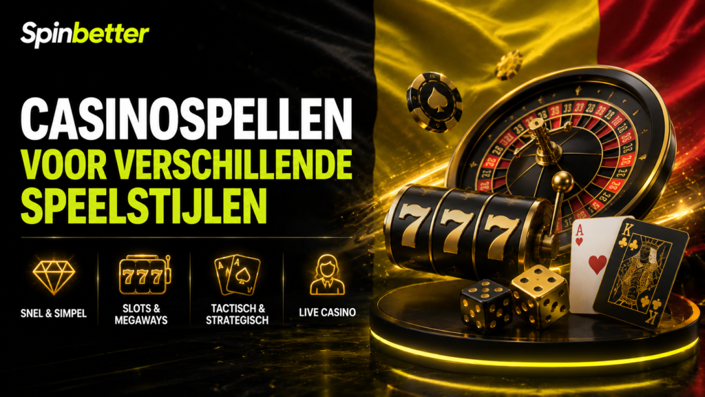 Casinospellen voor verschillende speelstijlen
