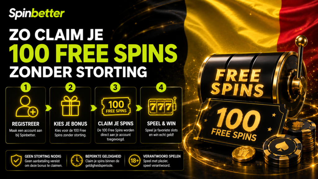 Zo claim je 100 Free Spins zonder storting