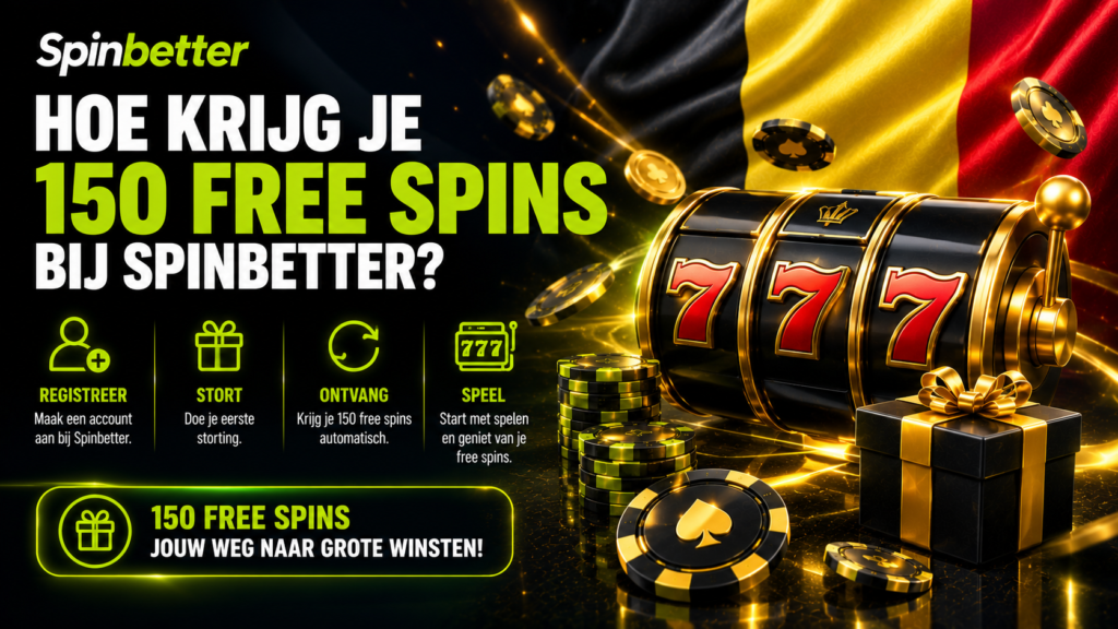 Hoe krijg je 150 Free Spins bij Spinbetter? 🎰