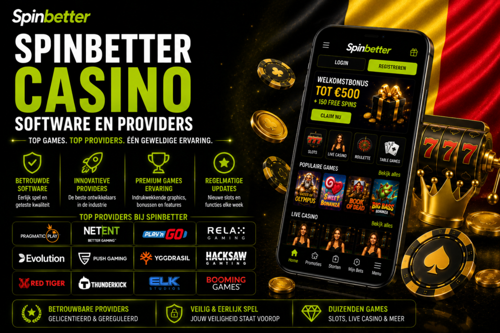 Spinbetter Casino Software en Providers