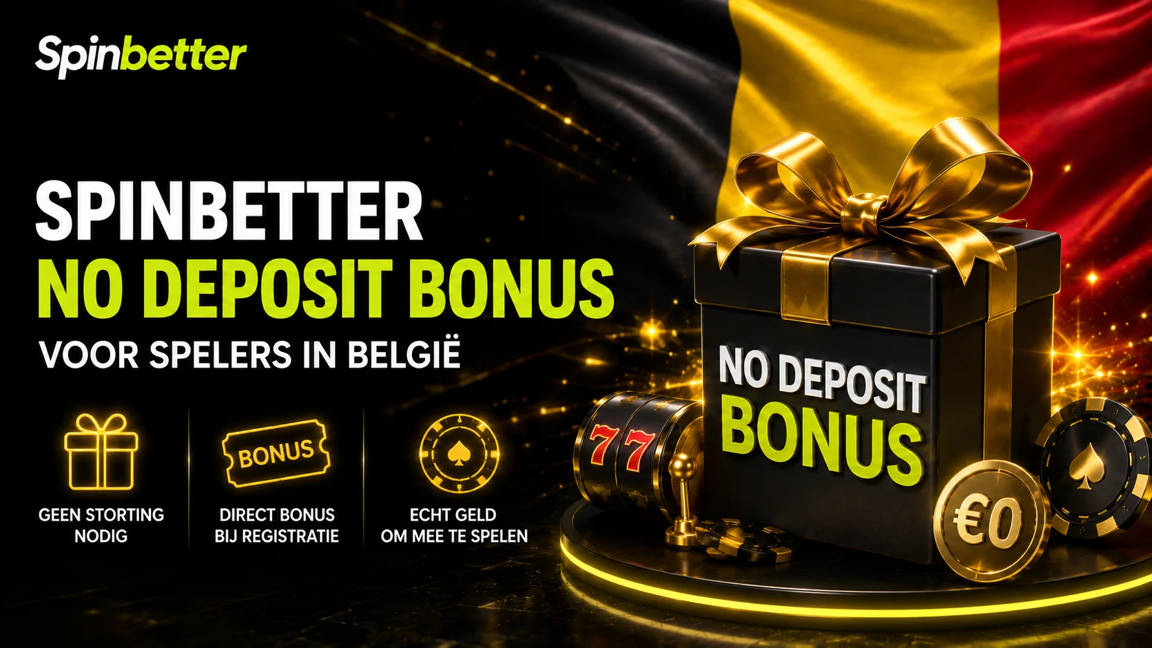 Spinbetter No Deposit Bonus voor spelers in België
